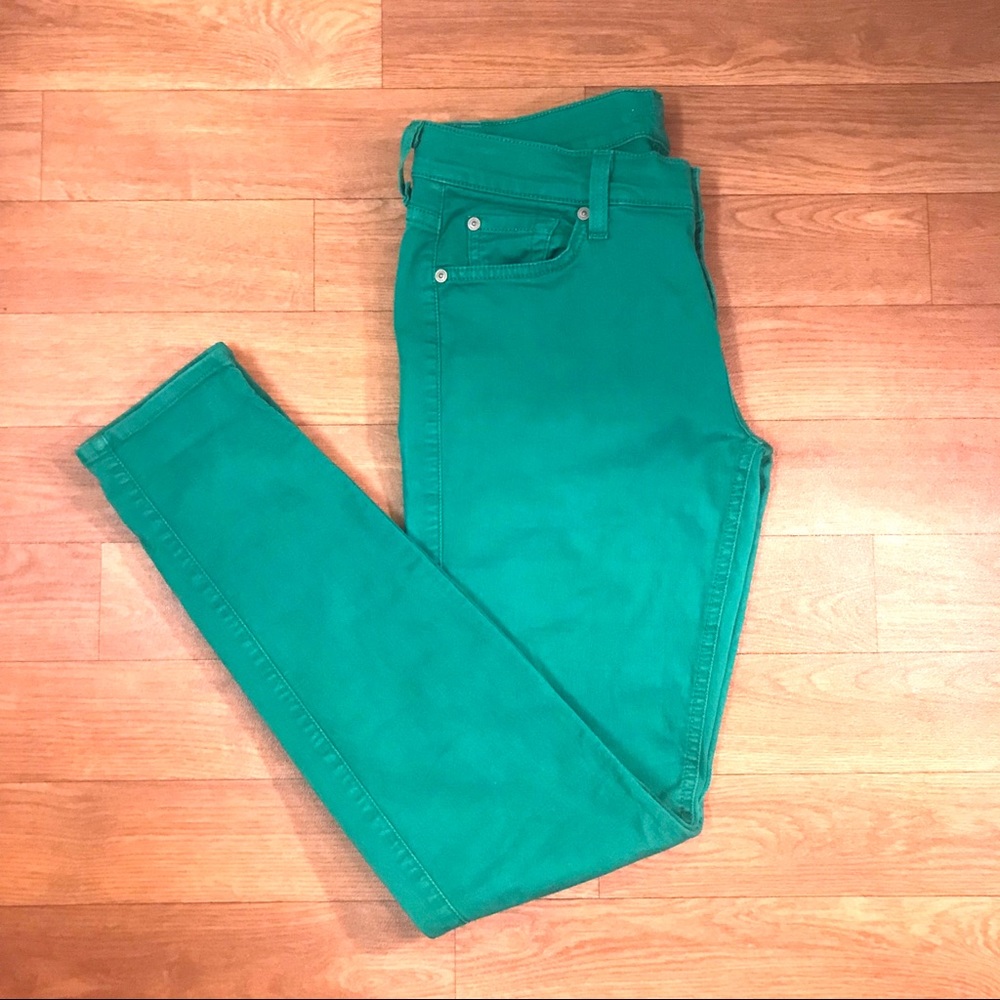 7 for all mankind Green The Skinny Jean
